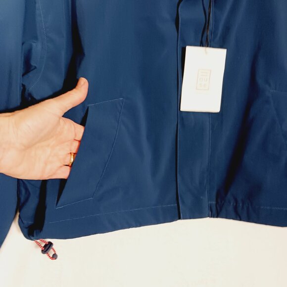 House ID, NWT, Jacket, Cropped Cargo Jacket, Navy Blue, Contemporary, Unisex - Picture 7 of 15